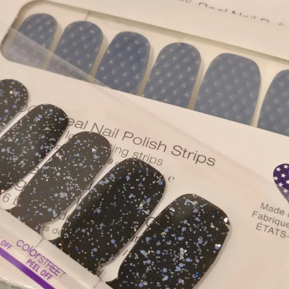 Color Street Blue Press On Nail Design Bundle- Blue #1